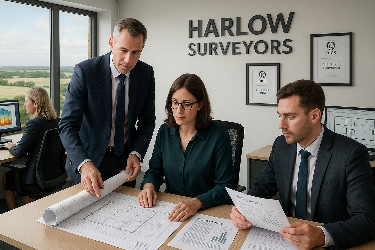 Harlow Surveyors office team